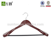 Red Brown Broad-Shoulder Wooden clothes Hanger